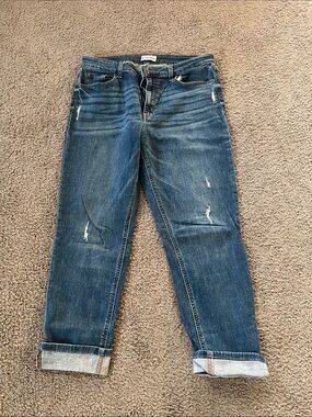 Classic Distressed Blue Women's Jeans